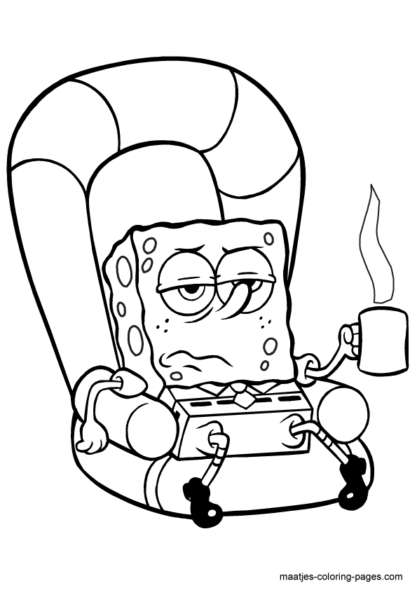 Sponge Bob kolorowanki